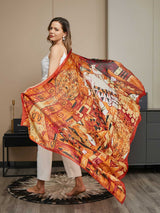 [P073] SilkSilky-IT Seta pura Scarf 002