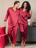 SilkSilky IT Seta pura Manica lunga Couple Vino 004