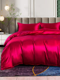 SilkSilky IT 25Momme Seta pura Bedding Set Vino 001