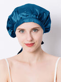 SilkSilky IT Seta pura Sleep Cap VerdeAcqua 001