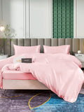 SilkSilky IT 25Momme Seta pura Bedding Set Rosa 003