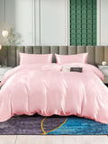 SilkSilky IT 25Momme Seta pura Bedding Set Rosa 001