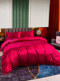 SilkSilky IT 25Momme Seta pura Bedding Set Vino 005