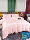 SilkSilky IT 25Momme Seta pura Bedding Set Rosa 004