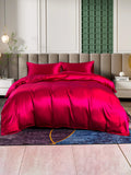 SilkSilky IT 25Momme Seta pura Bedding Set Vino 003