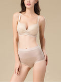 SilkSilky IT Maglia di seta Panty Beige 002