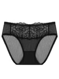 SilkSilky IT Maglia di seta Panty Nero 006